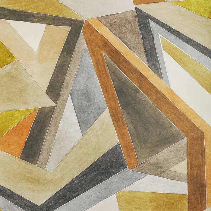 Lee Jofa Modern Roulade Paper Citron/Stone Wallpaper GWP-3727.640.0