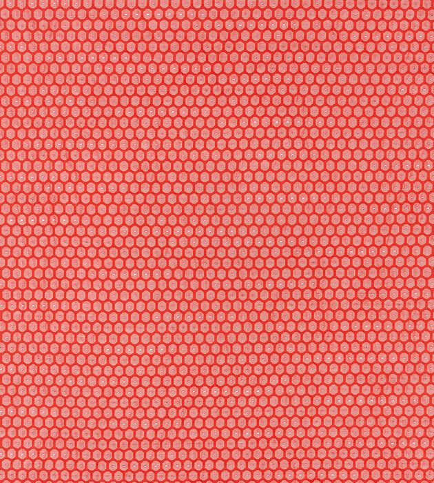 Grey Watkins Honeycomb Weave Coral Fabric GW 000227209