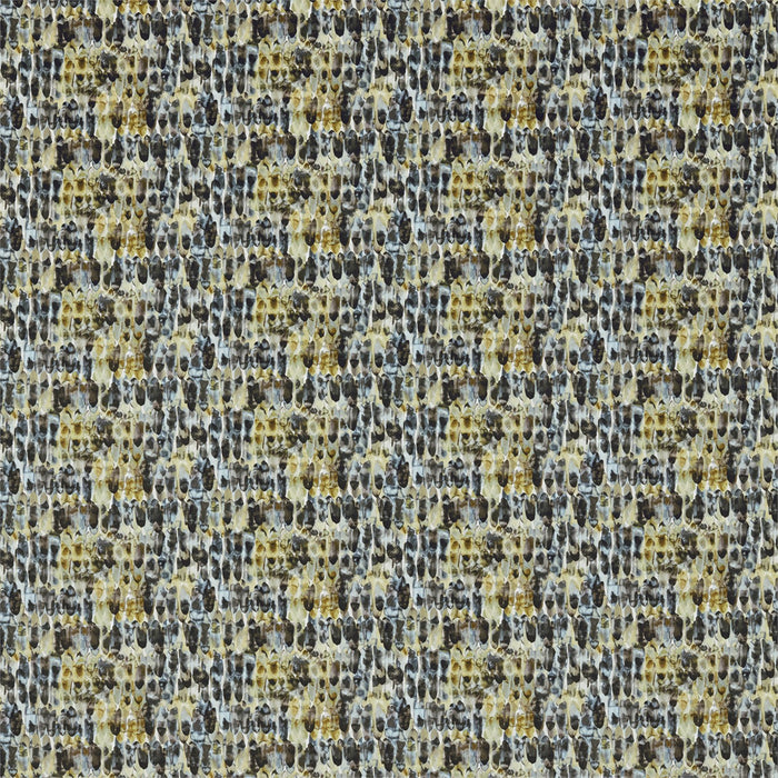 Harlequin Kelambu Graphite/Mustard 120610 Fabric HANZ120610