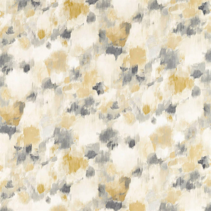 Harlequin Exuberance Ochre / Charcoal 120803 Fabric HATL120803