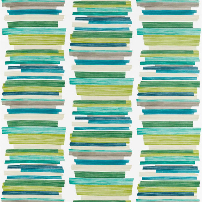 Harlequin Calcine Emerald / Zest / Marine 120805 Fabric HATL120805