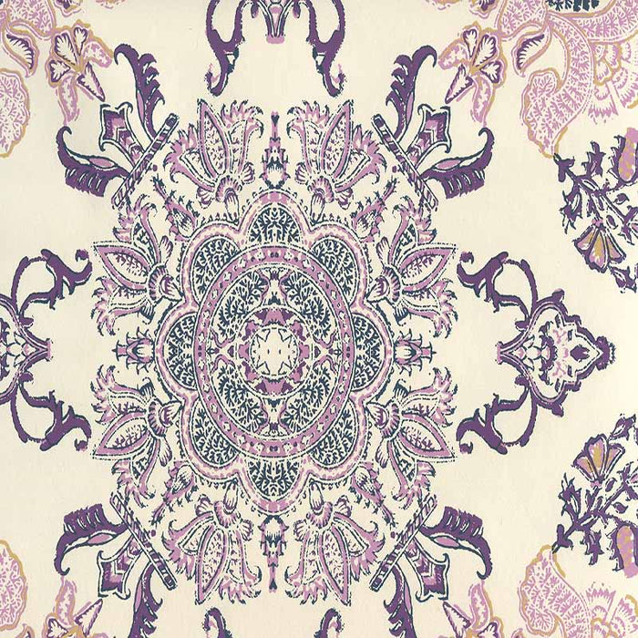 Home Couture Isfahan Purple Lilac Turquoise Wallpaper HC1980W-06OWP