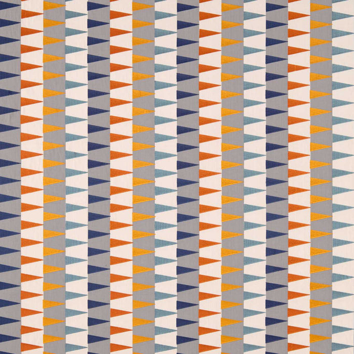 Harlequin Azul Rust/Navy/Nordic 132013 Fabric HETH132013