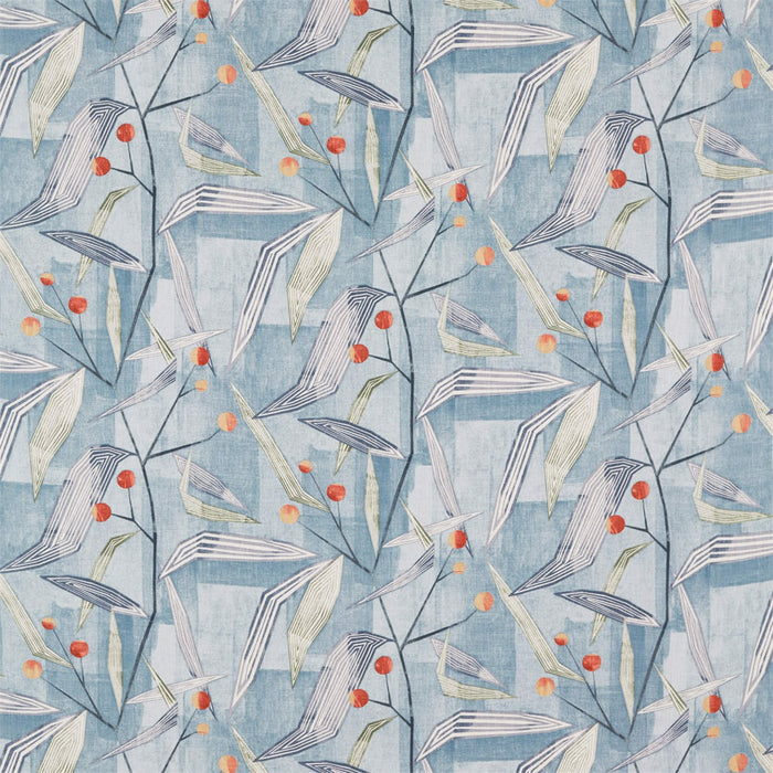 Harlequin Entity Brick/Denim 120672 Fabric HGEO120672