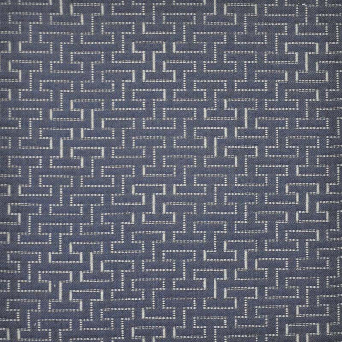 Maxwell Hedge Maze Blue Jeans Fabric HH07201