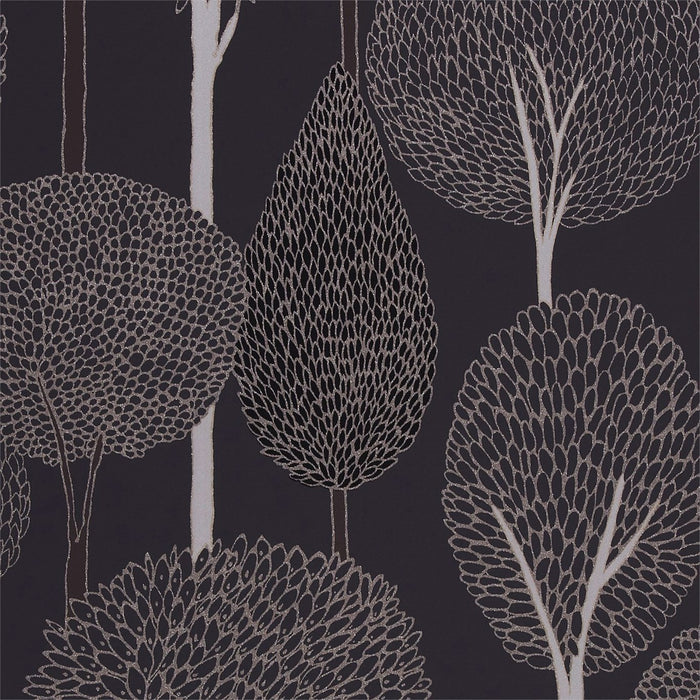 Harlequin Silhouette Silver Charcoal and Slate 117 Wallpaper HJO60117