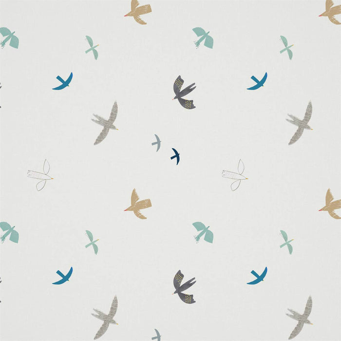 Harlequin Skies Above Duck Egg/Linen 120940 Fabric HLTF120940