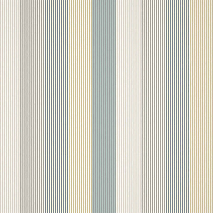 Harlequin Funfair Stripe Calico/Cloud/Pebble/Duckegg 133545 Fabric HLTF133545