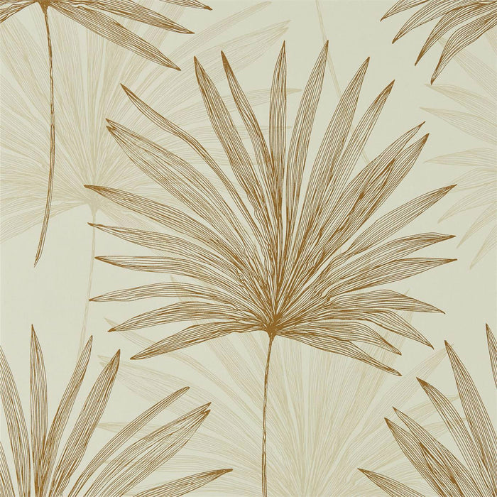 Harlequin Mitende Oyster/Gold 112228 Wallpaper HMIW112228