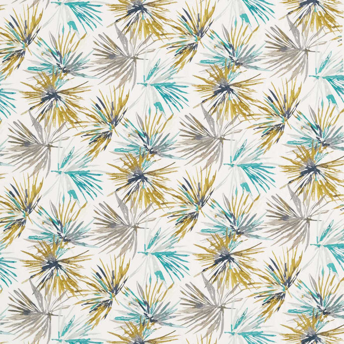 Harlequin Aucuba Teal/Zest 132240 Fabric HMOE132240