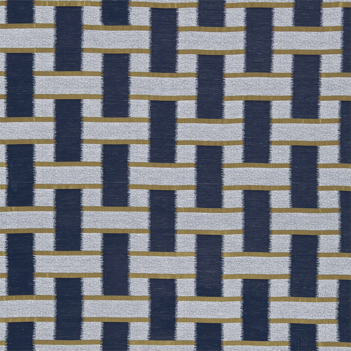 Harlequin Saki Indigo/Ochre 131352 Fabric HMOS131352