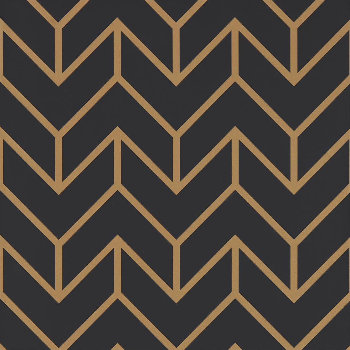 Harlequin Tessellation Graphite/Gold 111985 Wallpaper HMWF111985