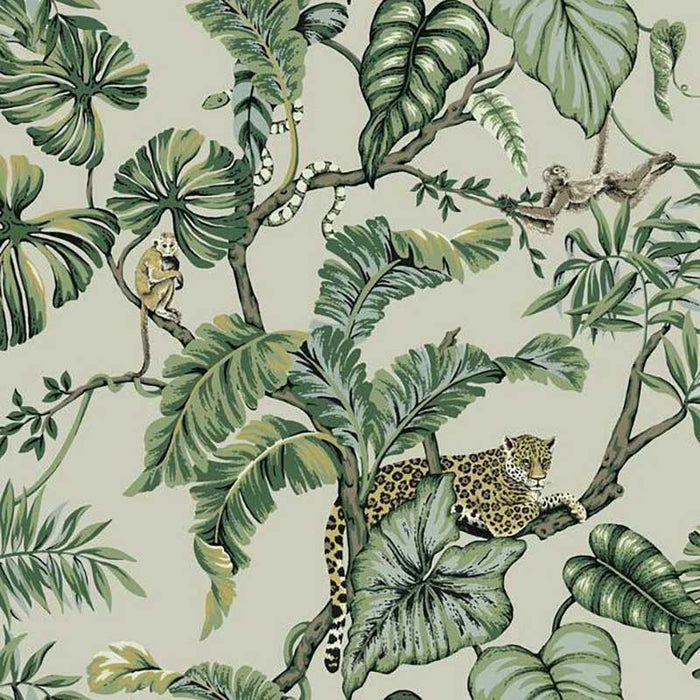 York Jungle Cat Beige Wallpaper HO2144