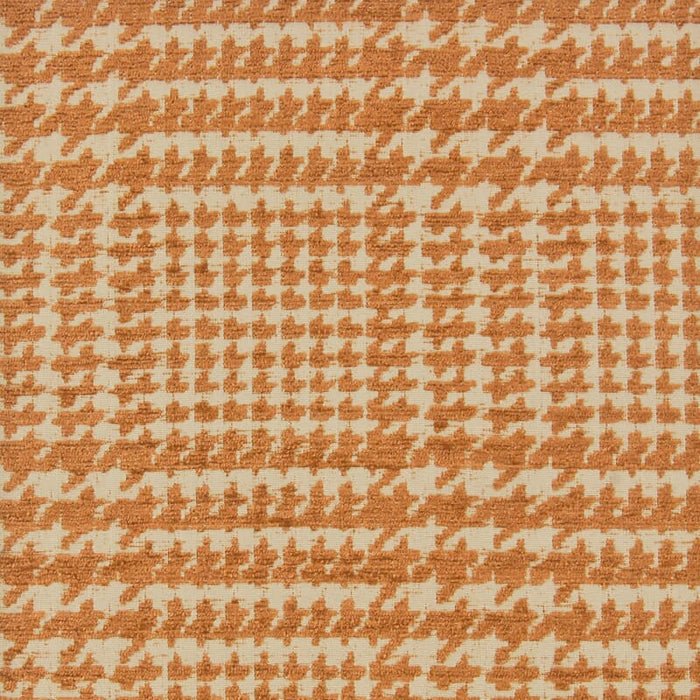 Stout Houndstooth 1 Ginger Fabric HOUN-1