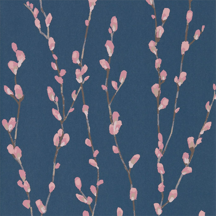 Harlequin Salice Rose/Navy 111471 Wallpaper HSTO111471