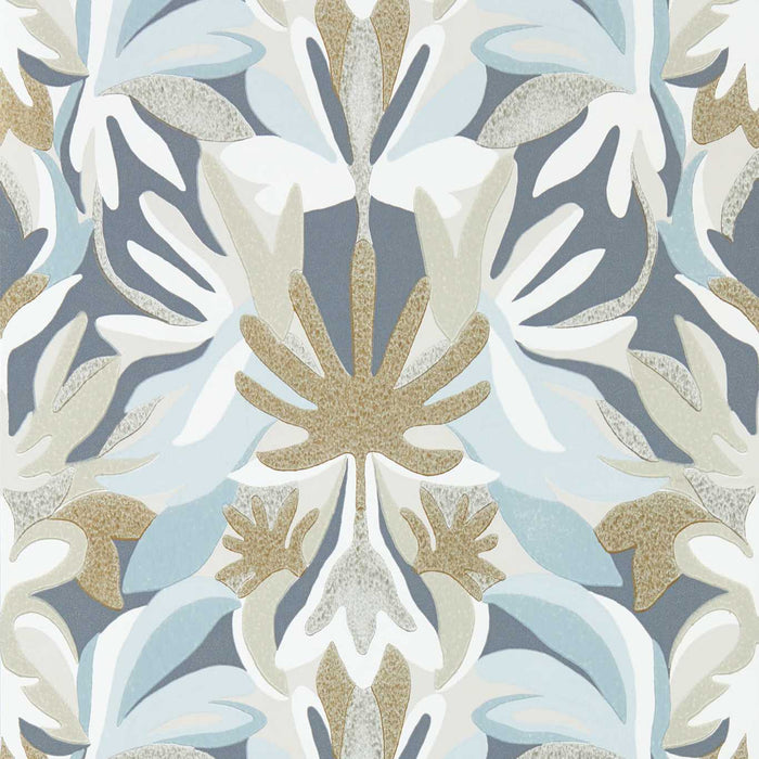 Harlequin Melora Hempseed/Exhale/Gold 112762 Wallpaper HTEW112762