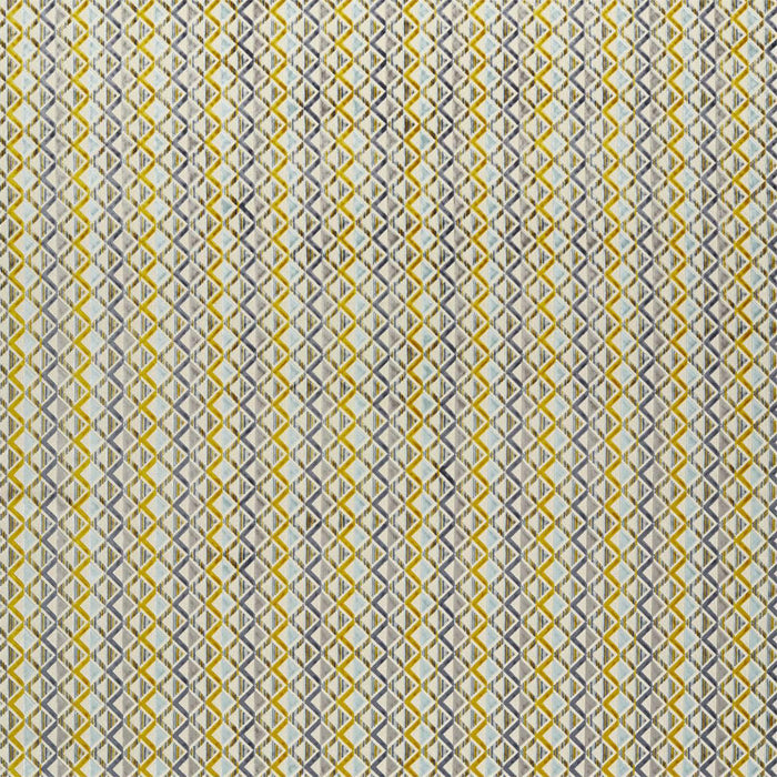 Harlequin Boka Saffron/Ink/Sky 132978 Fabric HVVC132978