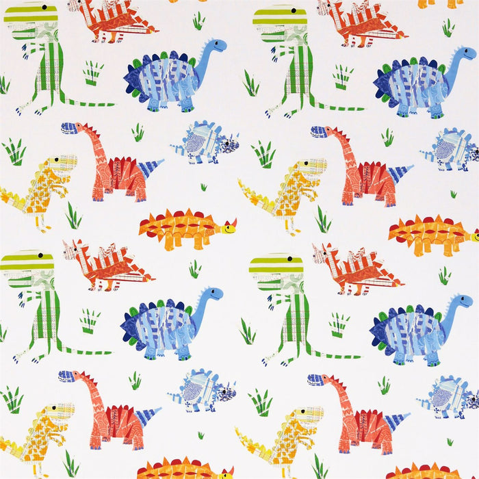 Harlequin Jolly Jurassic Aqua,Tangerine,Apple 3229 Fabric HWO03229