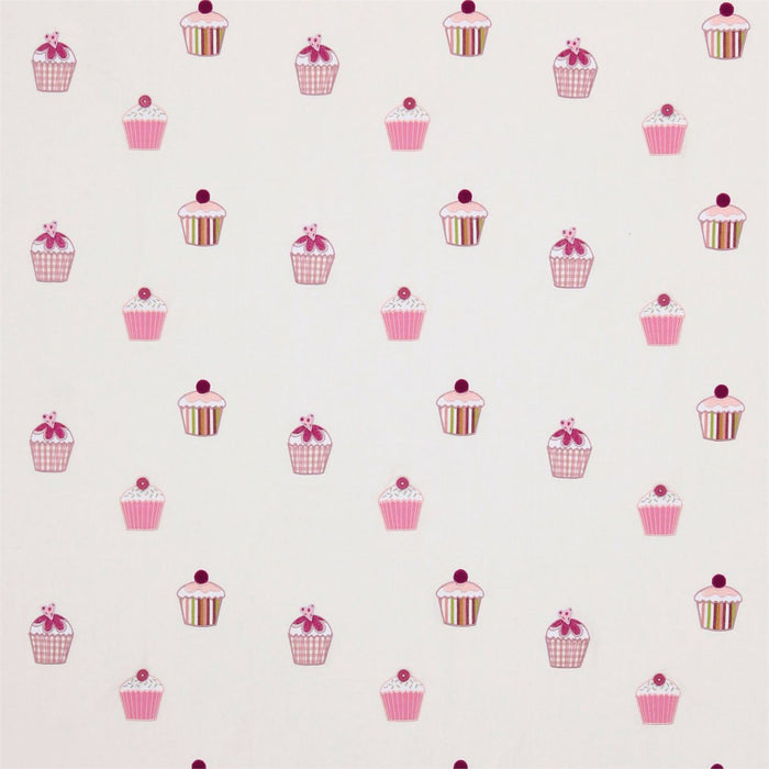 Harlequin Cupcakes Pink on Cream 3263 Fabric HWO03263