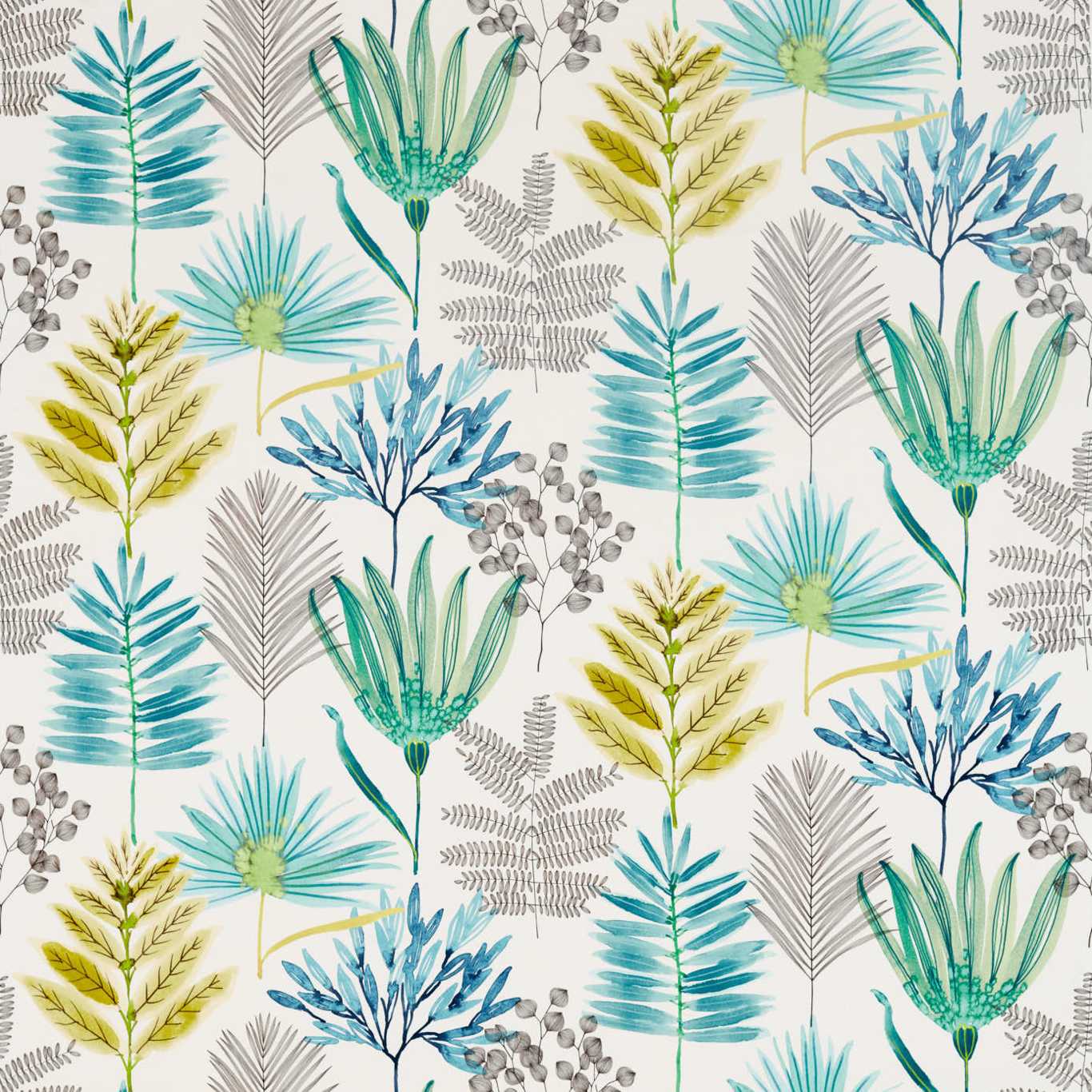 Harlequin Yasuni Emerald/Zest 120747 Fabric HZAP120747