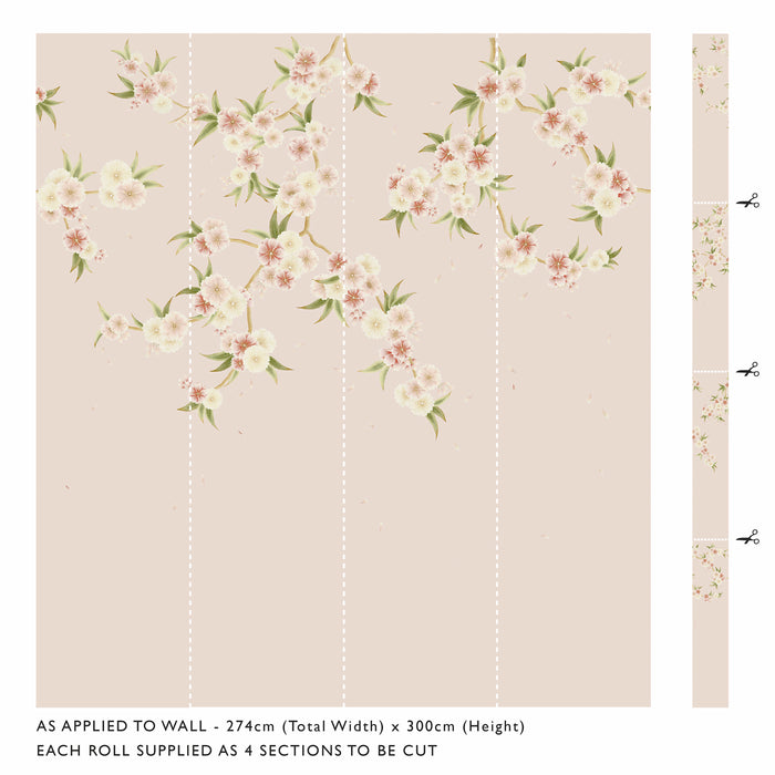 Harlequin Rosa Blush Pearl/Peony/Meadow 112887 Wallpaper HDHW112887