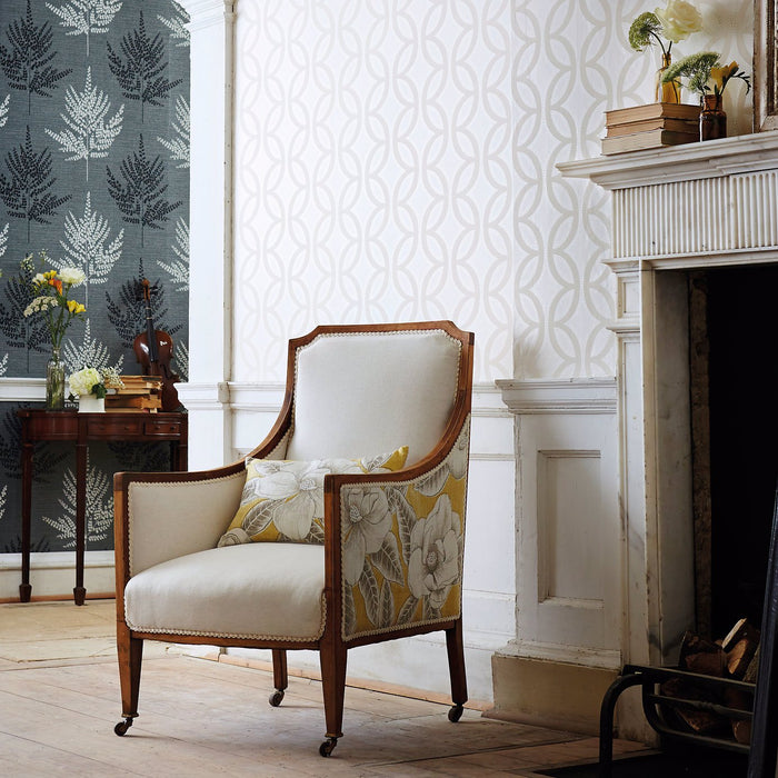 Harlequin Caprice Chalk/Pearl/Silver 110594 Wallpaper HPOW110594