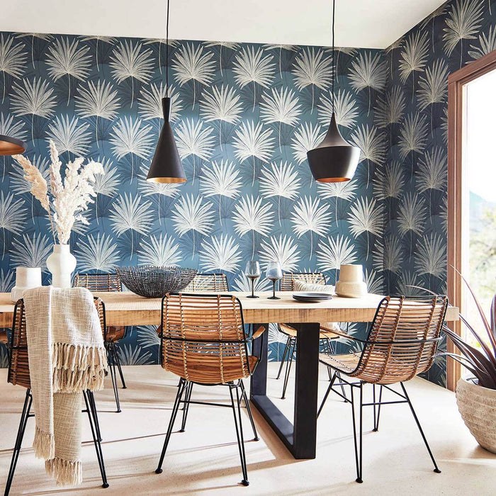 Harlequin Mitende Pebble/Chalk 112229 Wallpaper HMIW112229