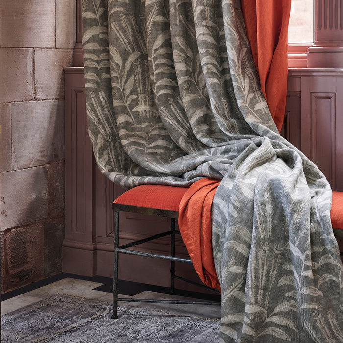 Zoffany Highclere Zinc 322658 Fabric ZDAR322658