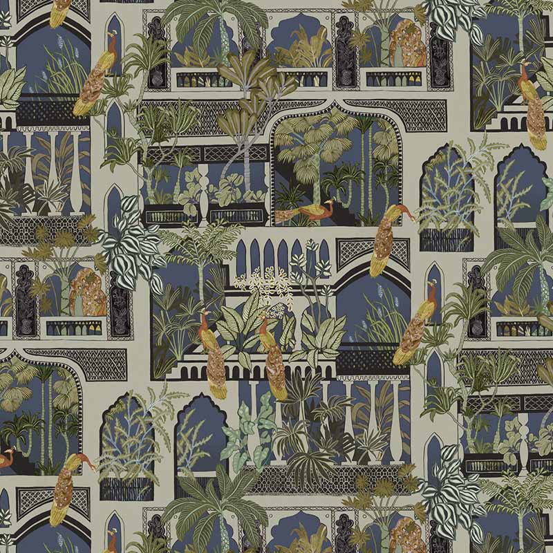 Kravet Couture Peacock Arches 31 Wallpaper JMW1011.31.0