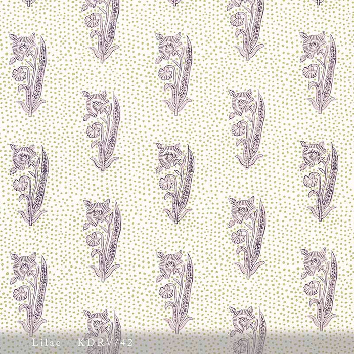 Lisa Fine Kalindi Reverse Lilac Fabric KDRV-42