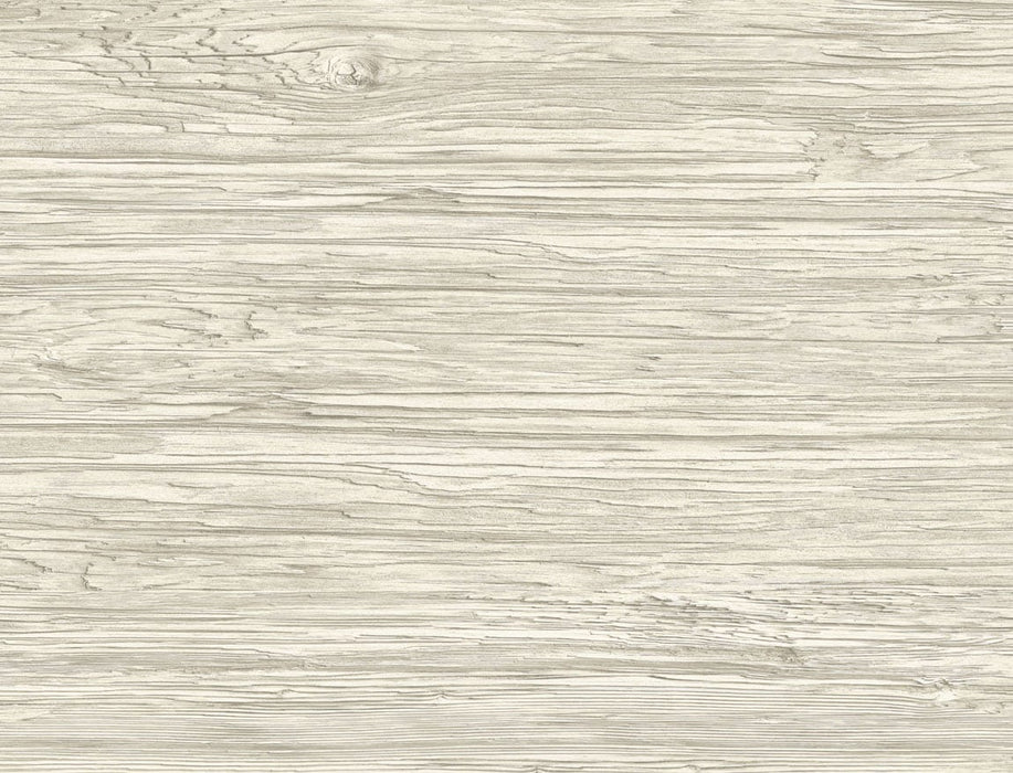 Seabrook Designs Washed Shiplap Embossed Vinyl Hazelwood Wallpaper LN11605