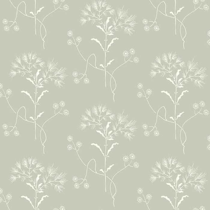 Magnolia Home Wildflower Cupola (Light Grey)/White Wallpaper ME1516