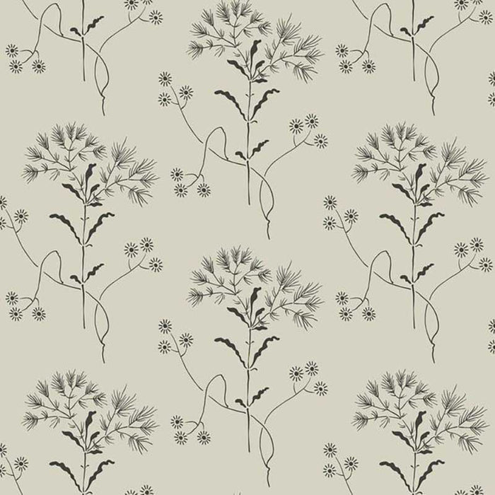 Magnolia Home Wildflower White/Gatherings (Taupe) Wallpaper ME1519