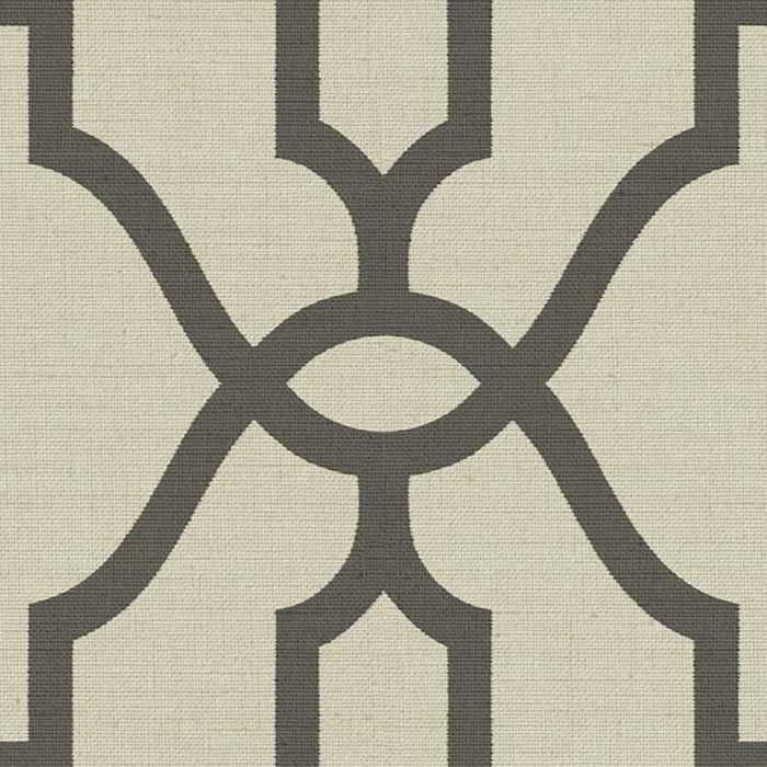 Magnolia Home Woven Trellis Charcoal On Khaki Wallpaper ME1551