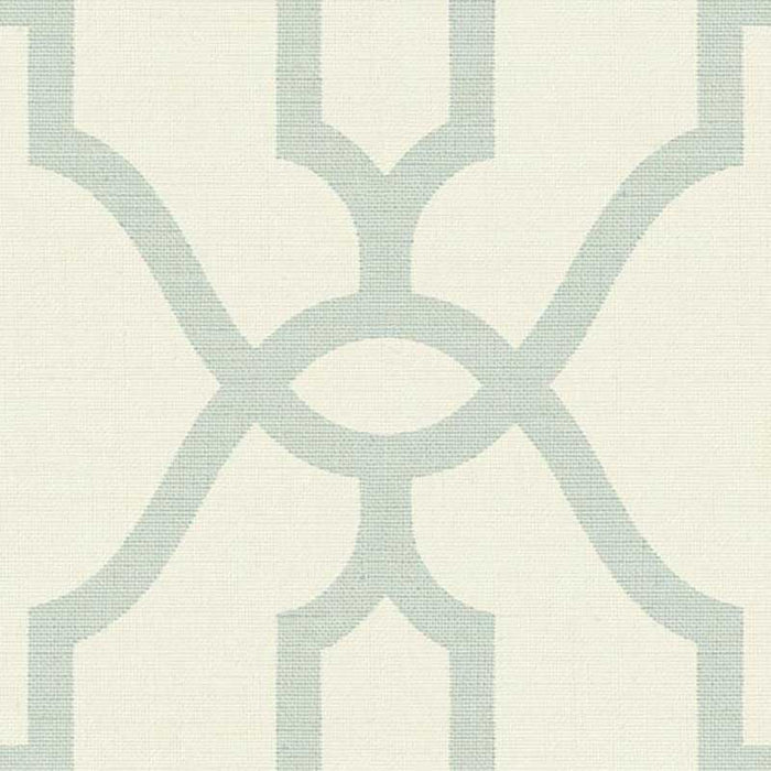 Magnolia Home Woven Trellis Eggshell Blue On Cream Wallpaper ME1553