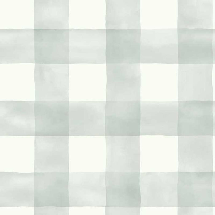 Magnolia Home Watercolor Check Removable Gray/White Wallpaper MH1519