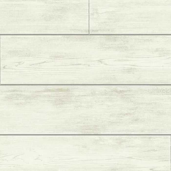 Magnolia Home Shiplap Removable Gray/ Off White Wallpaper MH1559