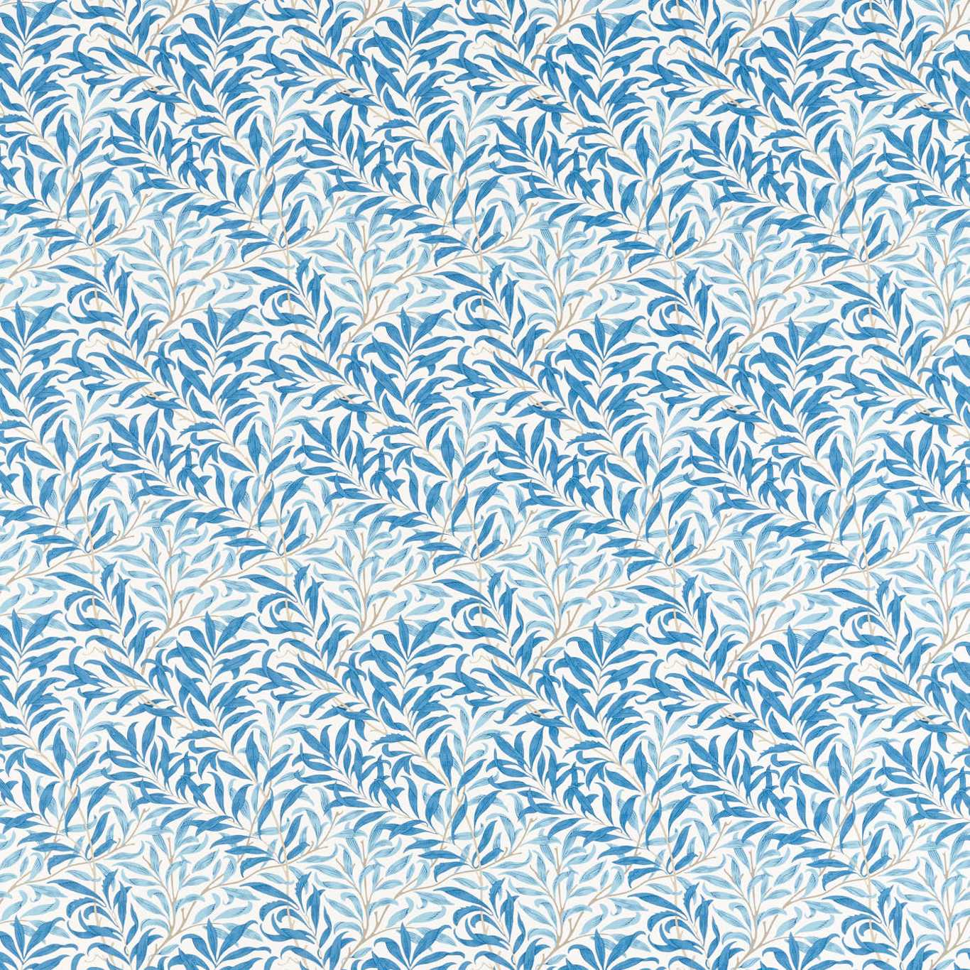 Morris & Co Willow Bough Woad 226893 Fabric MSIM226893