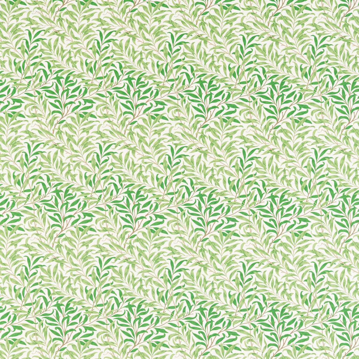 Morris & Co Willow Bough Leaf Greeen 226894 Fabric MSIM226894