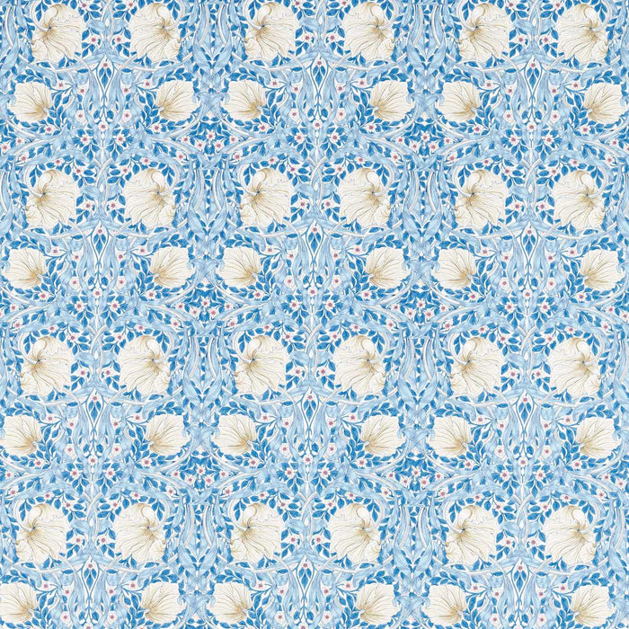 Morris & Co Pimpernel Woad 226901 Fabric MSIM226901