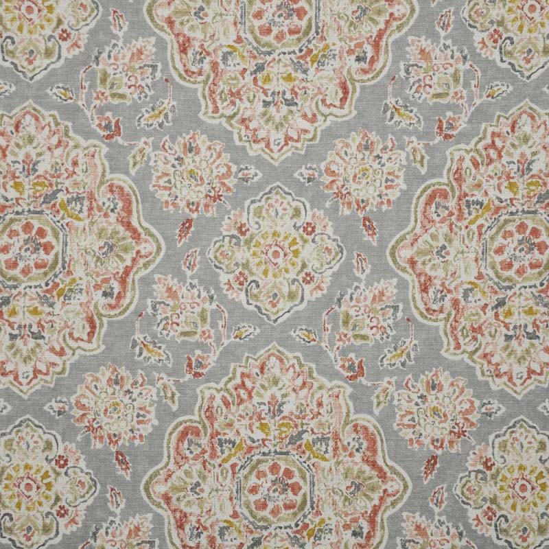 Maxwell Mayberry Grey Garden Fabric MV6410