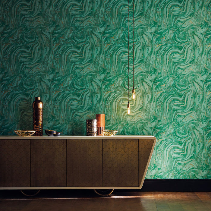 Harlequin Makrana Emerald 110918 Wallpaper HMOW110918