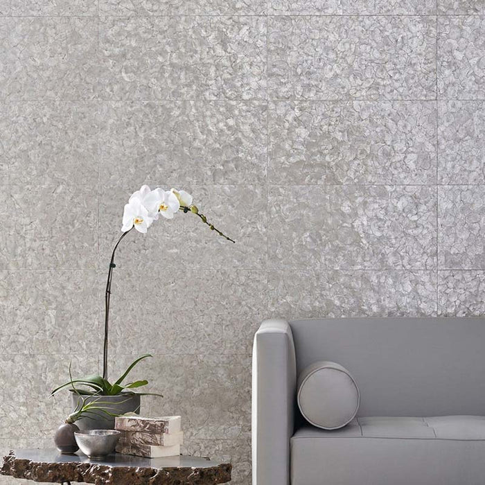 Maya Romanoff Mother of Pearl On The Half Shell Golden Pearl Wallpaper MR-MF-02