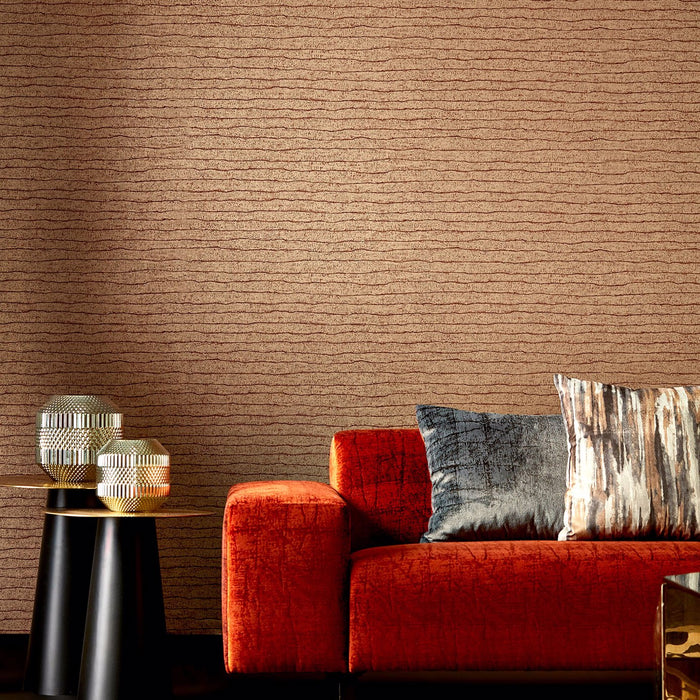 Harlequin Nisiros Bronze / Basalt 112036 Wallpaper EVIW112036