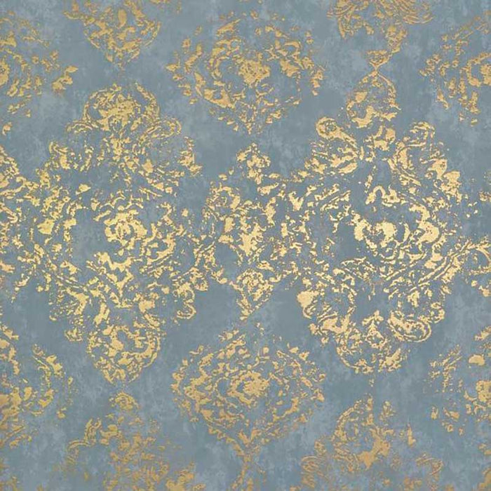 York Stargazer Blue/Gold Wallpaper NW3565