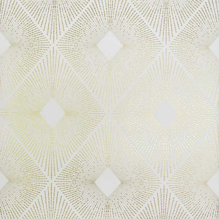 York Harlowe White/Gold Wallpaper NW3592