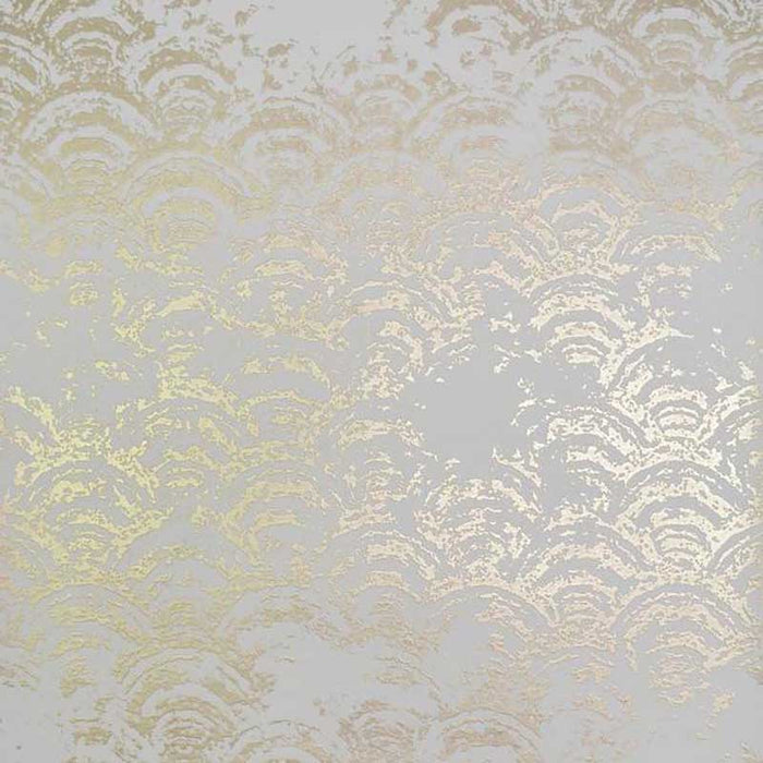 York Eclipse White/Gold Wallpaper NW3598