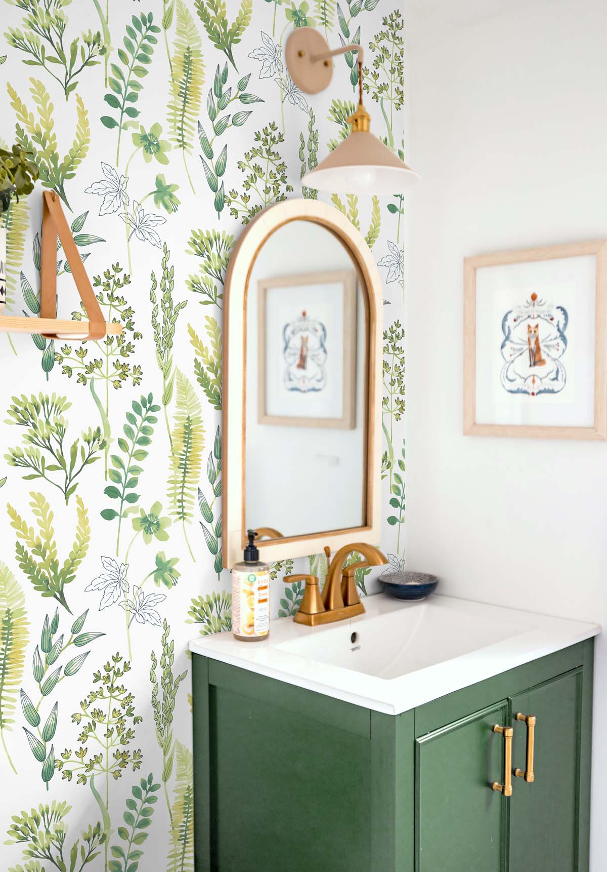 Seabrook Designs Wild Garden Lemon Lime Wallpaper NW45412