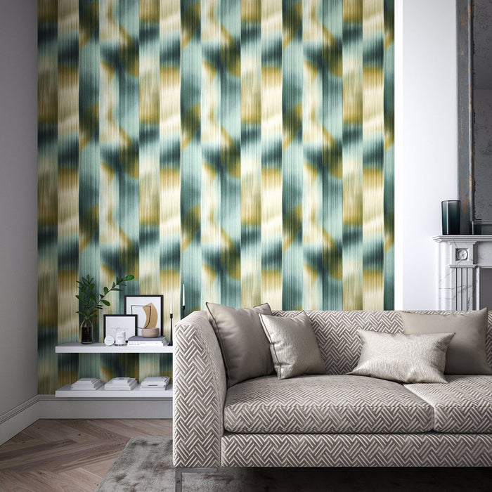 Harlequin Oscillation Adriatic/Sand 112752 Wallpaper HM7W112752