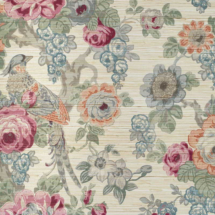 Lee Jofa Avondale Paper Berry/Slate Wallpaper P2020100.9722.0